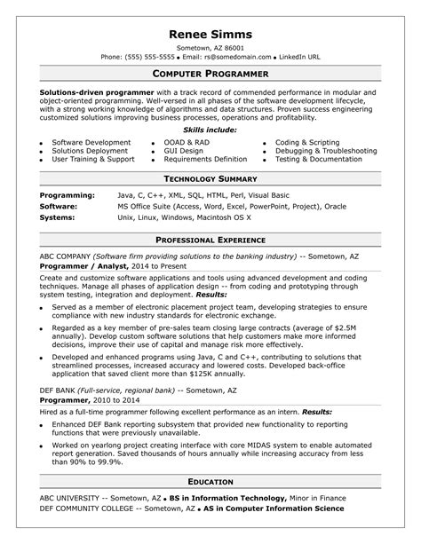 Image result for Computer Software Examples for Resume