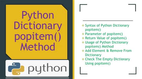 Image result for Python Dictionary Methods with Examples