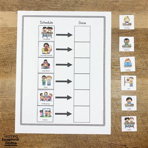 Afbeeldingsresultaten voor Visual Schedule Icons