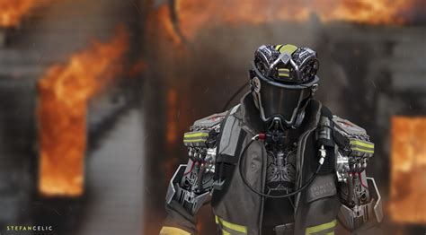 Afbeeldingsresultaten voor Firefighter Mech Concept Art