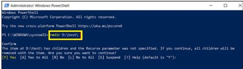 Toradh íomhá ar Delete PowerShell