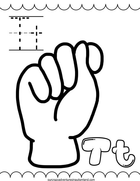 Sign Language Coloring Pages に対する画像結果