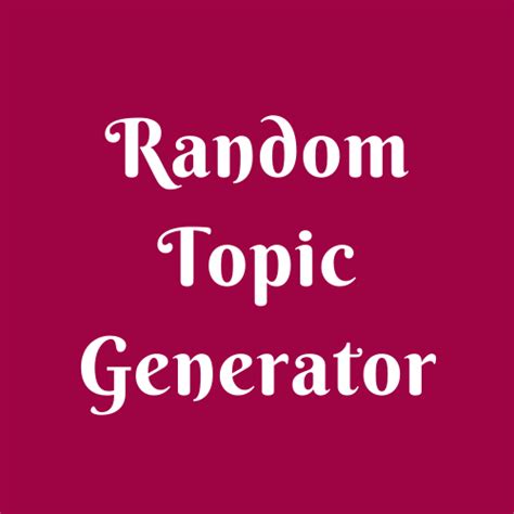 Image result for Random Subject Generator