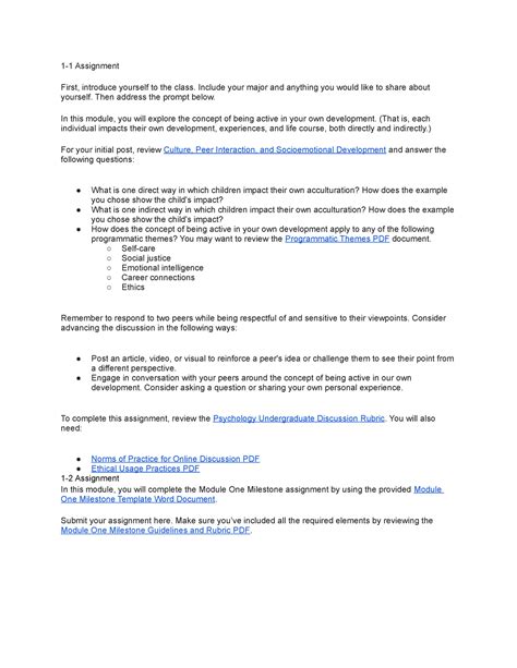 Image result for Assignment 1 Module 1