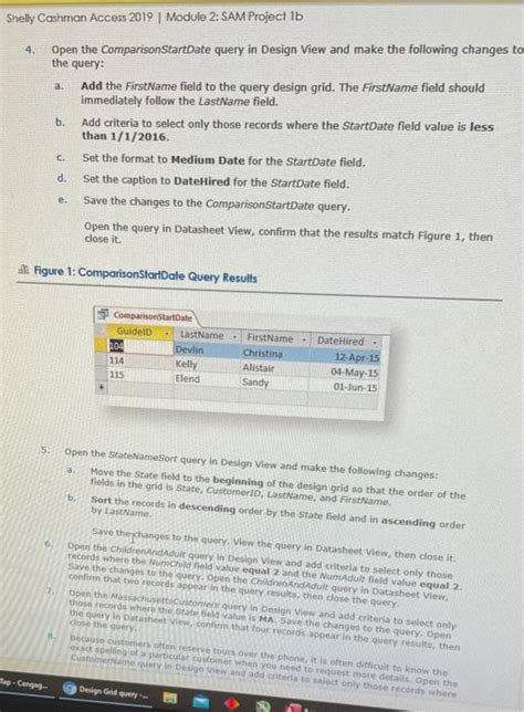 Image result for Access Module 2 Sam Textbook Project