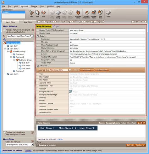 Image result for HTML Menu Examples