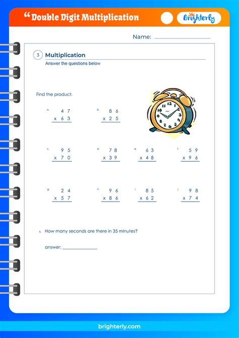 Image result for Two-Digit Multiplication Worksheets