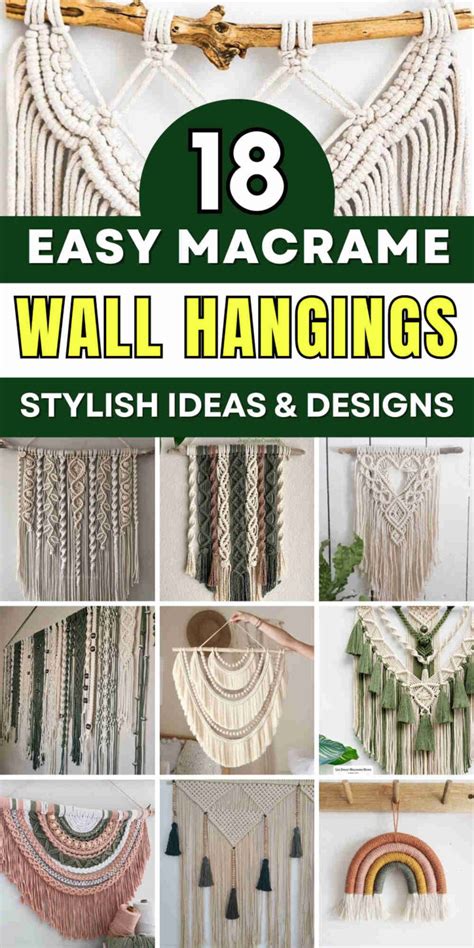 Toradh íomhá ar Wall Hanging Macrame Easy Steps Tutorial
