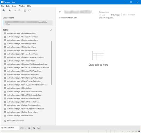 Tableau SQL Server に対する画像結果