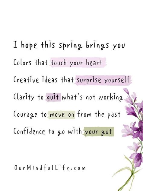 Toradh íomhá ar Spring Work Quotes