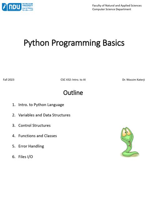 Image result for Python Programming Basics
