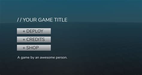 Image result for Main Menu GUI Template