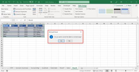 Image result for Delete a Table in Excel without Deleting Data