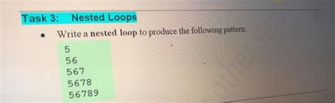 Nested Loop Task に対する画像結果