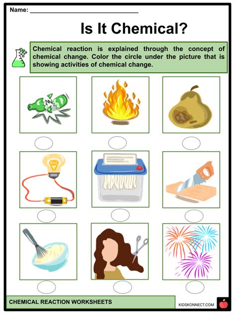 Toradh íomhá ar Chemical Change Examples
