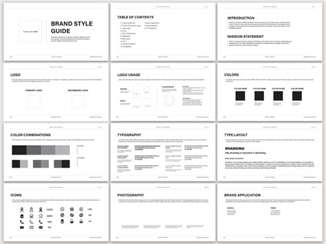 Brand Style Guide Layout に対する画像結果