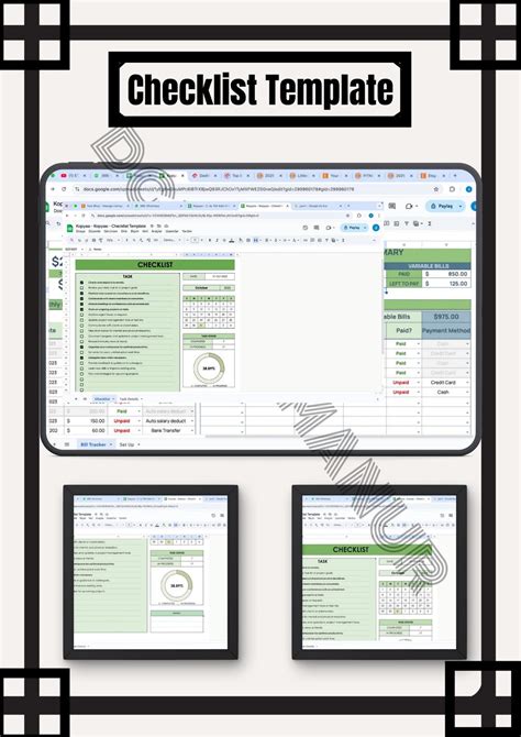Image result for Task List Checklist Template