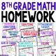 Image result for 8th Grade Math Homework