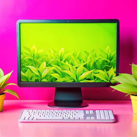 Toradh íomhá ar Computer Screen Keyboard Mouse