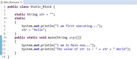 Static Keyword Program in Java に対する画像結果