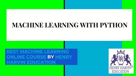 Bildergebnis für Python Machine Learning PPT