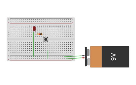 Image result for Push Button LED Arduino Tinkercad