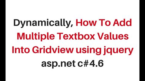 GridView Add Row Dynamically C# に対する画像結果