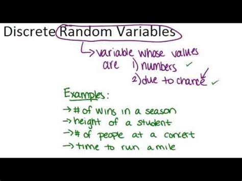 Image result for What Is a Discrete Random Variable