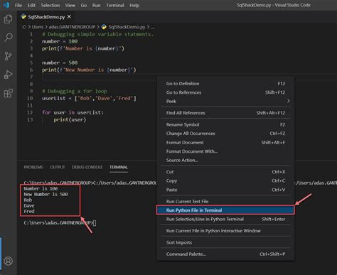 Image result for Shortcut to Run Code in Python in Visual Studio