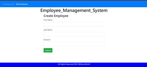 Afbeeldingsresultaten voor Employee Management System Web Application Using Java NetBeans Maven