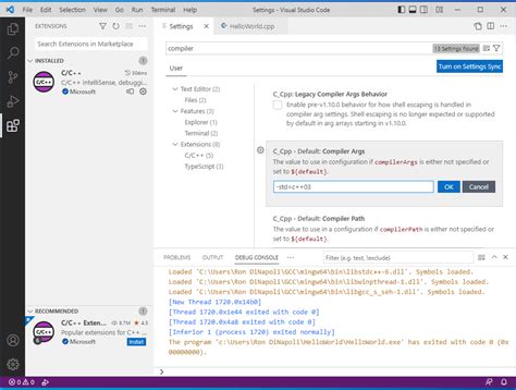 Process After Installing vs Code に対する画像結果