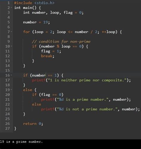 Image result for Prime Number Using C