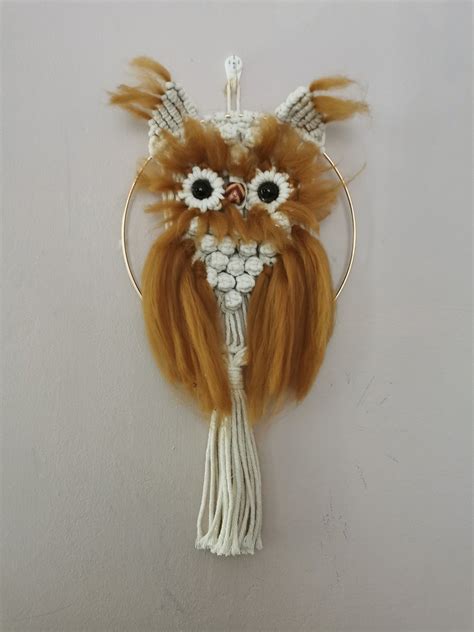 Macrame Owl Wall Hanging Tutorial に対する画像結果