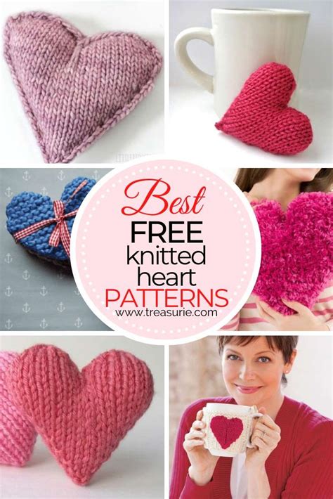 Knit Heart Pattern に対する画像結果