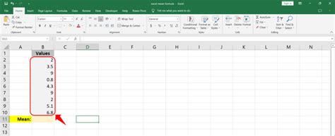 Image result for Mean Formula in Excel