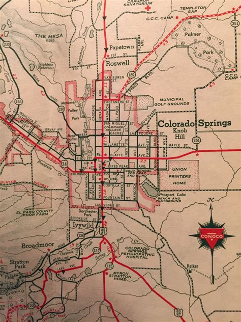 Image result for Colorado Springs Map