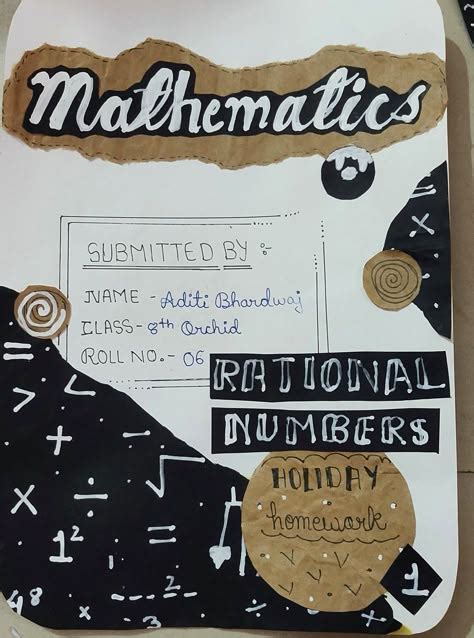 Afbeeldingsresultaten voor Mathematics Project Cover Page