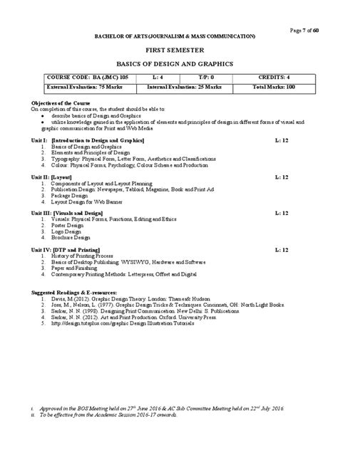 Image result for Syllabus for Graphic Design Course