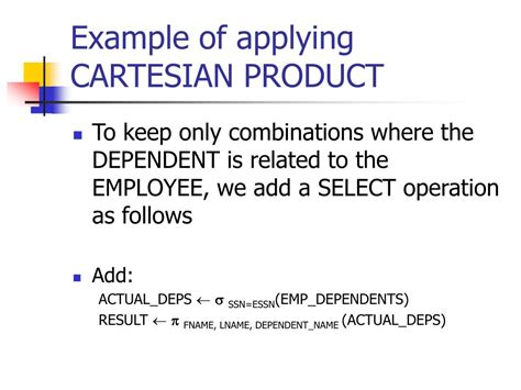 Image result for Cartesian Product Effect Example