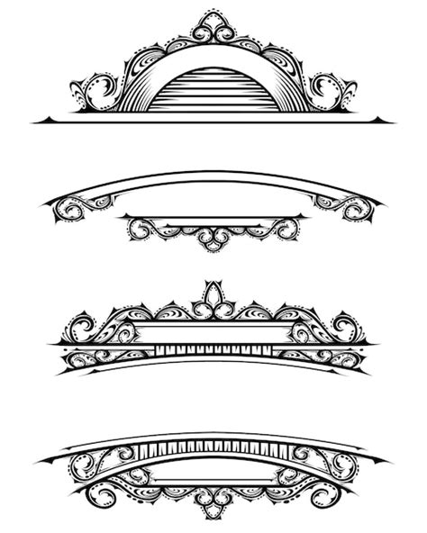 Image result for Traditional Header Design Drawing