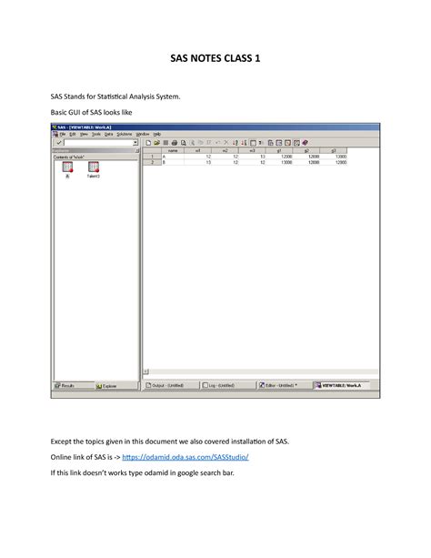 Image result for SAS Learning Notes