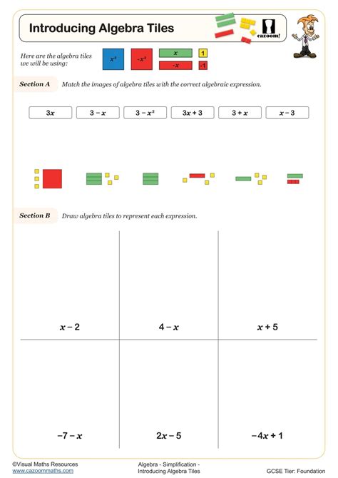 Algebra Tiles Printable PDF-এর ছবি ফলাফল