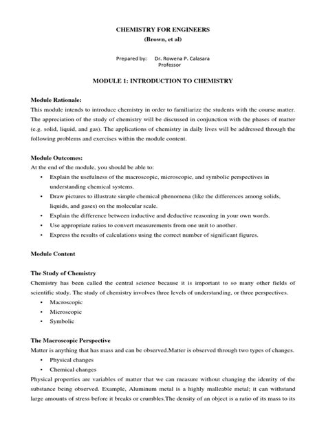 Image result for Module 1 Comchem