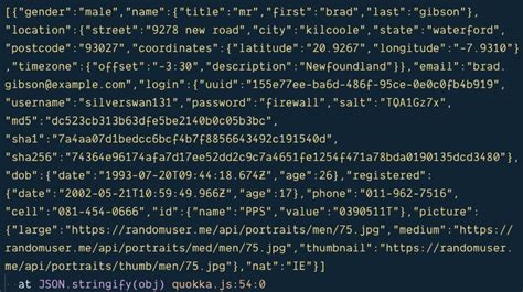 Stringified JSON ಗಾಗಿ ಇಮೇಜ್ ಫಲಿತಾಂಶ