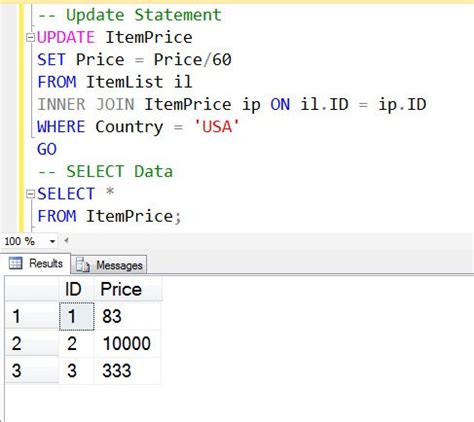 Image result for Update Table Name in SQL
