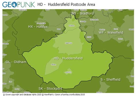 Image result for HD Postcode Map UK