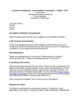 Image result for Detailed Course Syllabus