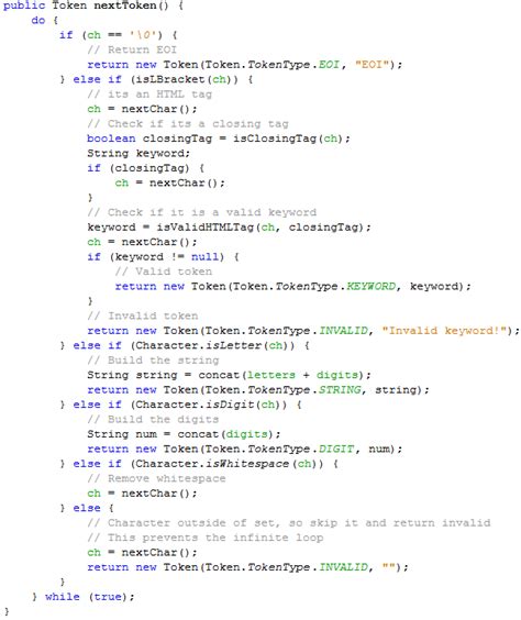 Image result for Lexer Token String