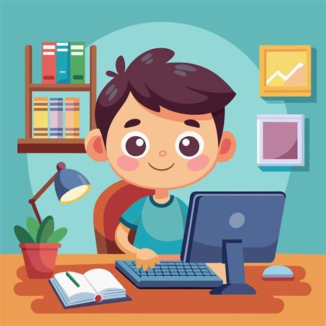 Image result for Kids Computer Study