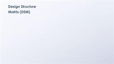 Toradh íomhá ar Design Structure Matrix Example